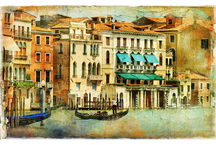 Фотообои «Венецианские зарисовки старой Италии»