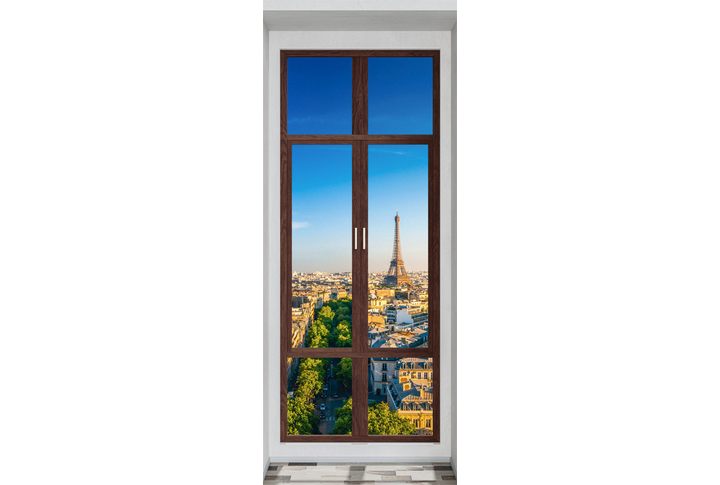 Фотообои «Узкое окно в Париже»