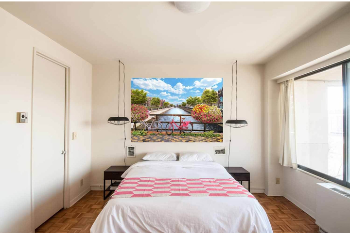 Фотообои «Прогулка вдвоем» в интерьере