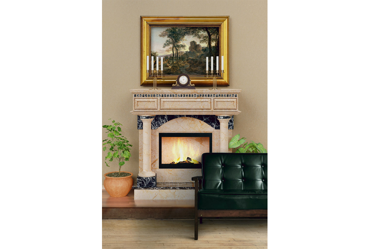 Фотообои «Камин Классика» в интерьере
