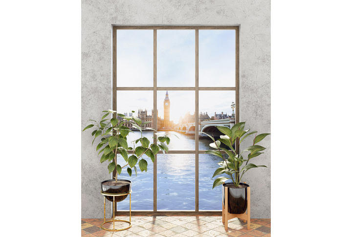 Фотообои «Вид из кона на город Лондон»
