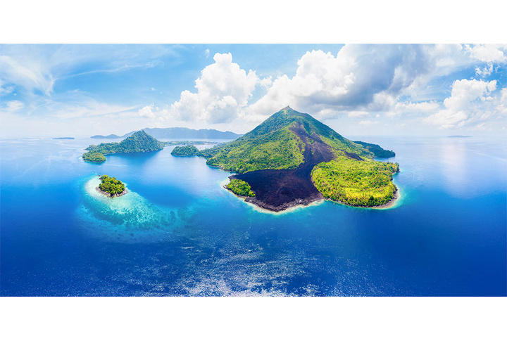 Фотообои «Панорама с пейзажем природы»