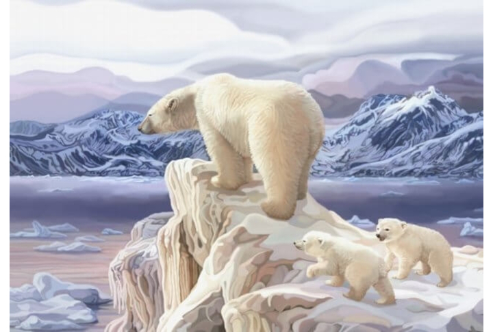 Фотообои «Мишки на Севере»