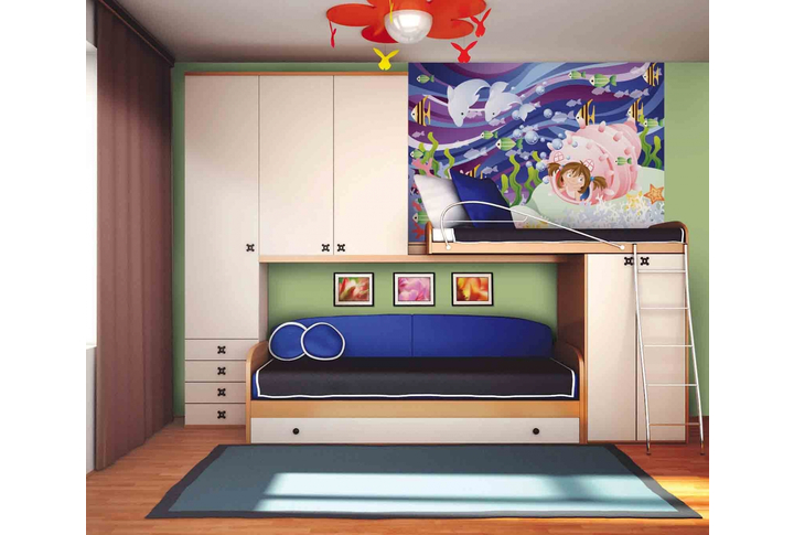 Фотообои «Море Детства» в интерьере