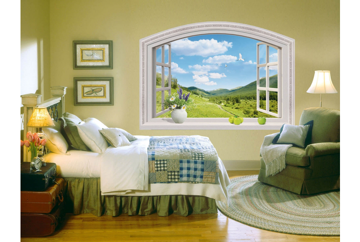 Фотообои «Дивный вид» в интерьере