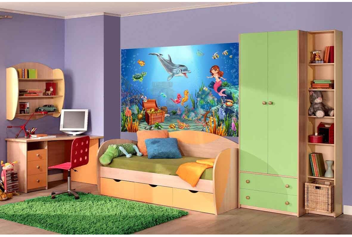 Фотообои «Русалочка» в интерьере