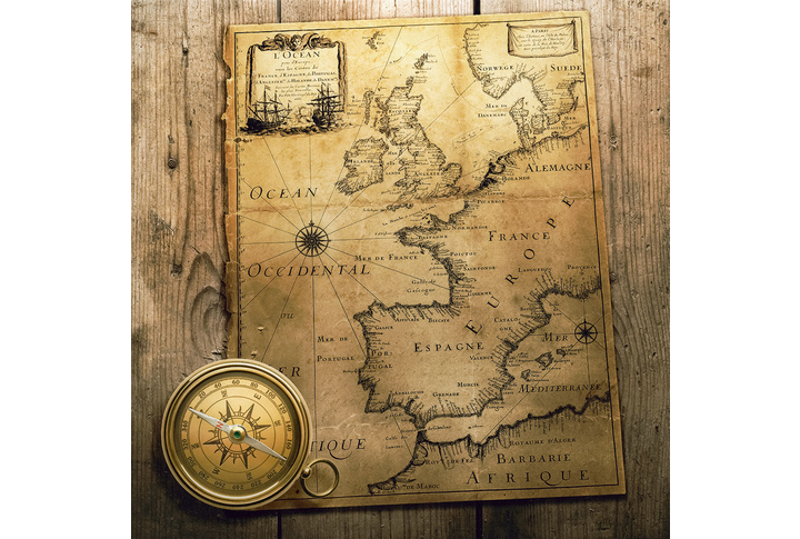 Фотообои «Старая карта сокровищ»