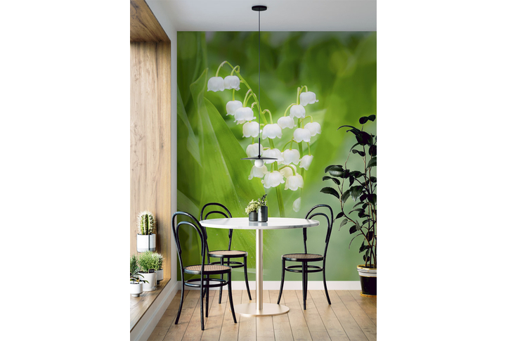 Фотообои «Букет ландышей» в интерьере