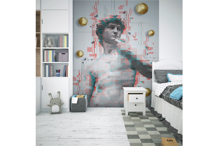 Фотообои «Давид минимализм» в интерьере