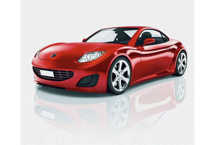 Фотообои «Красный автомобиль»