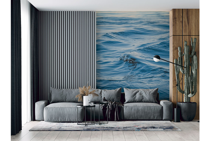 Фотообои «Морская волна» в интерьере