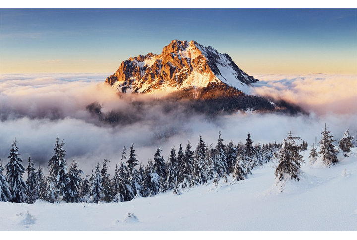 Фотообои «Зима в горах»