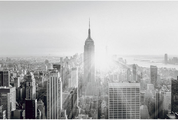 Фотообои «Нью-Йорк черно-белый»