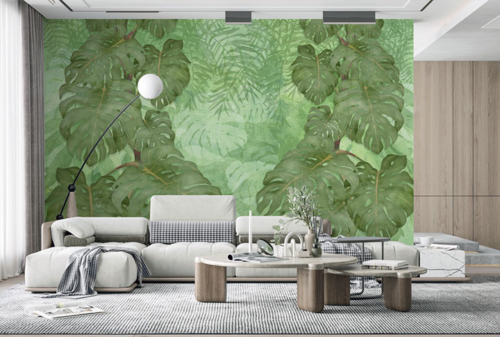Фотообои Листья Тропические