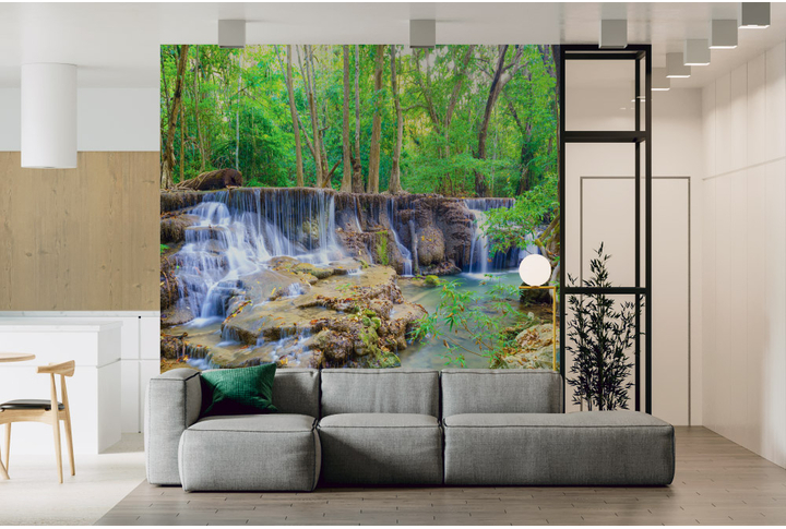 Фотообои «Водопад в джунглях, тропический лес, природа»