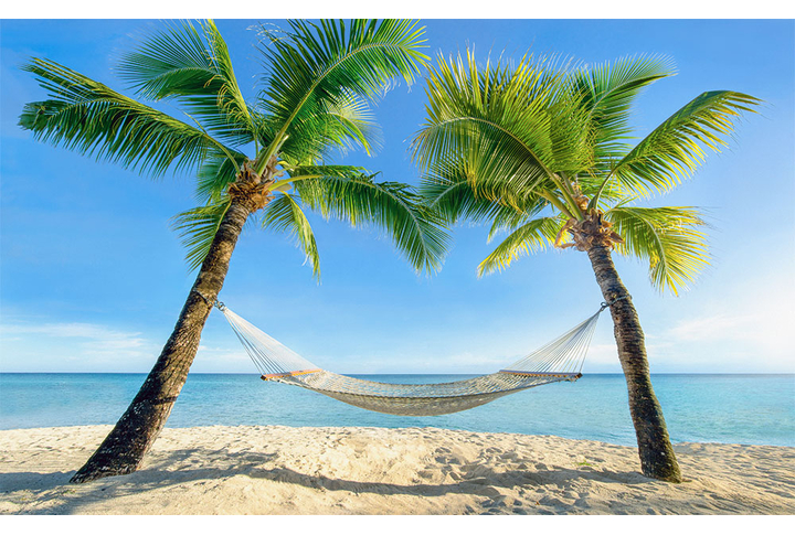 Фотообои «Под пальмами на берегу моря»