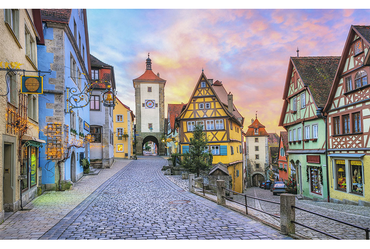 Фотообои «Улица в старом городе Германии»