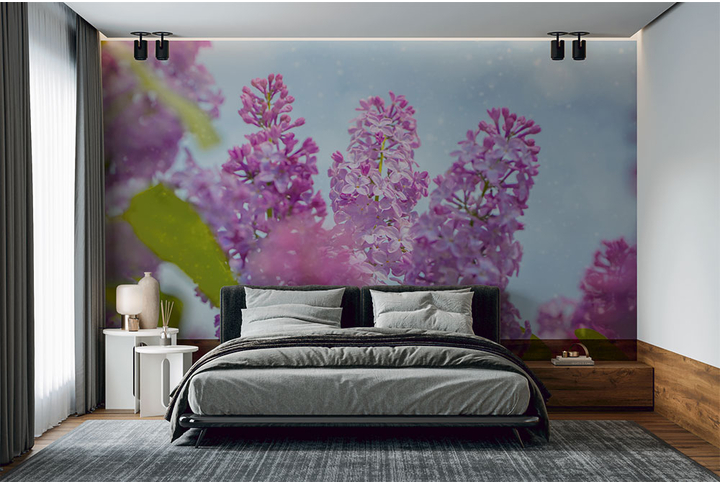 Фотообои «Душистая сирень» в интерьере