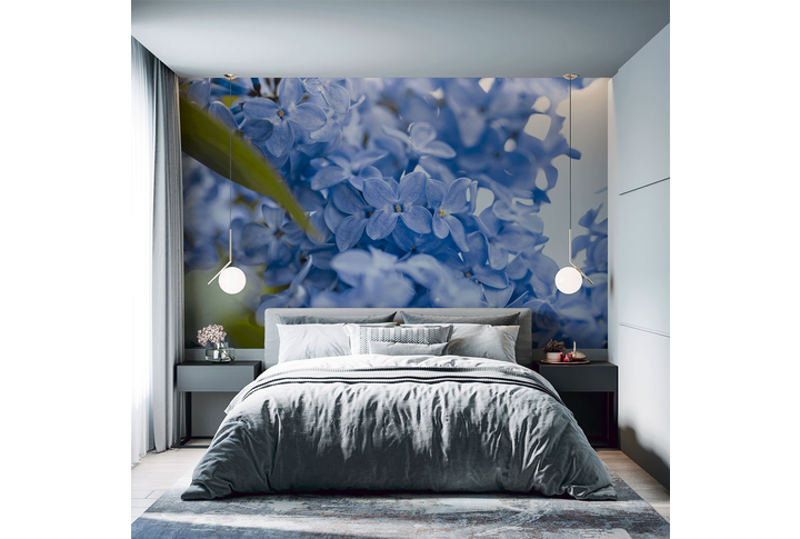 Фотообои «Необычная сирень» в интерьере