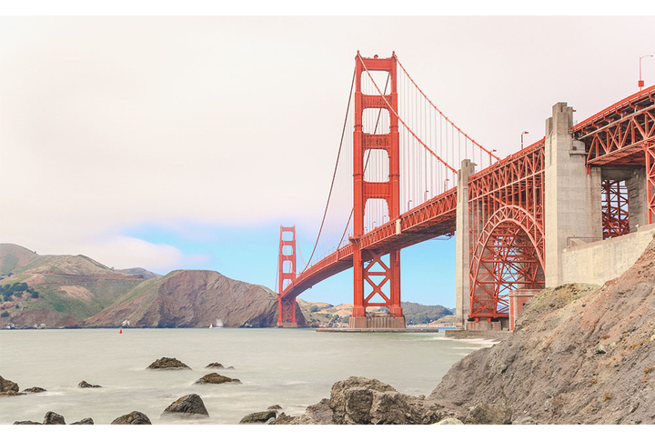 Фотообои «Мост Золотые Ворота в Америке»