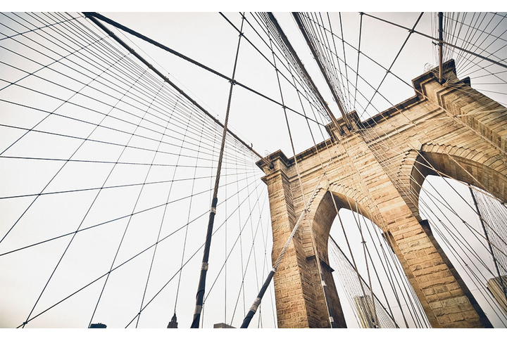 Фотообои «Бруклинский мост с перспективой»