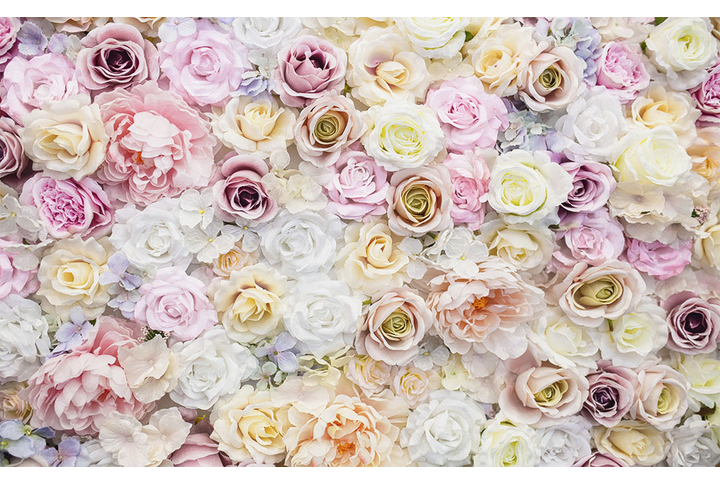 Фотообои «Розы и пионы»