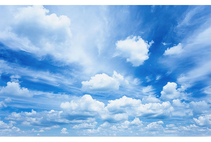 Фотообои «Красивые облака на голубом небе»