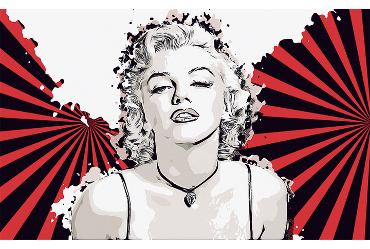 Фотообои «Мэрилин Монро в стиле поп-арт»