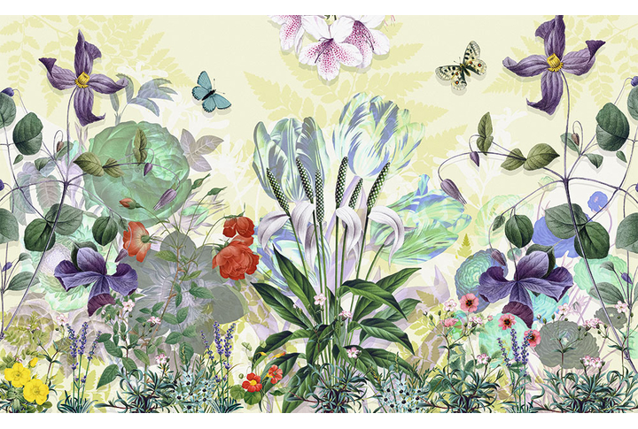 Фотообои «Яркие цветы и растения»