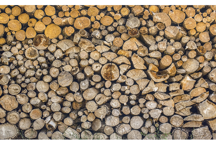 Фотообои «Дрова в поленнице»