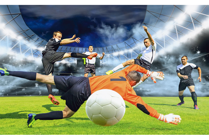 Фотообои «Футбольный матч»