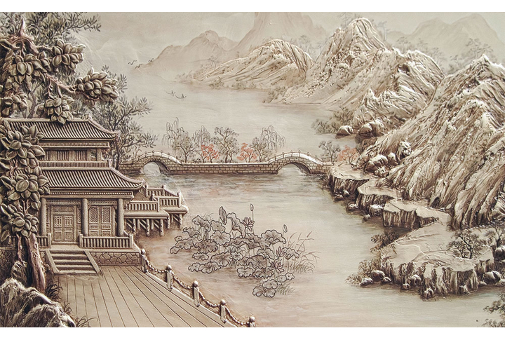 Фотообои «Барельеф в китайском стиле»