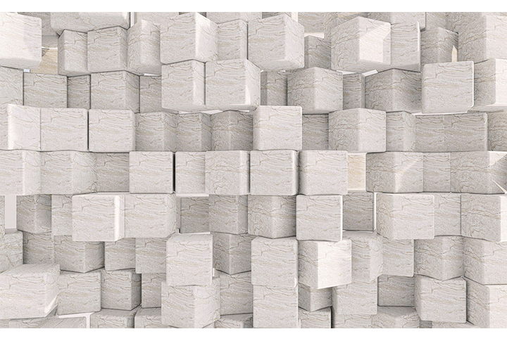 Фотообои «Мраморные кубы в стиле лофт»