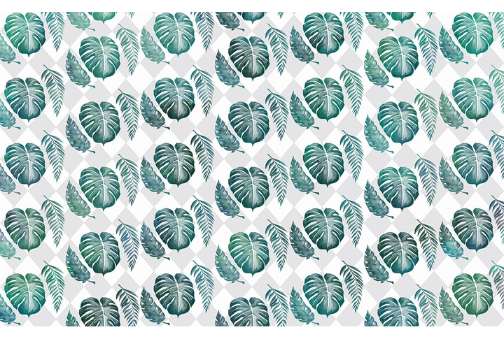 Фотообои «Монстера - скандинавские мотивы»