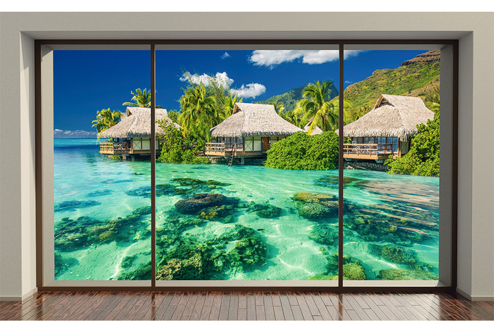 Фотообои «Вид из окна на море»