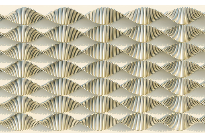 Фотообои «Золотые волны»