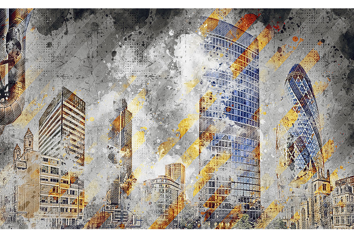 Фотообои «Город в стиле лофт»