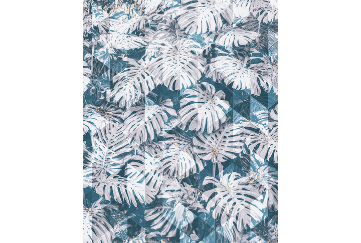 Фотообои «Монстера и геометрия»