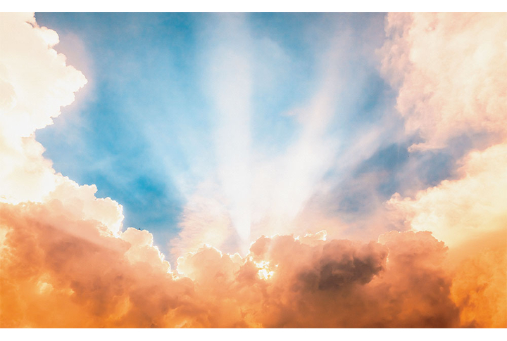 Фотообои «Небо в облаках на закате»