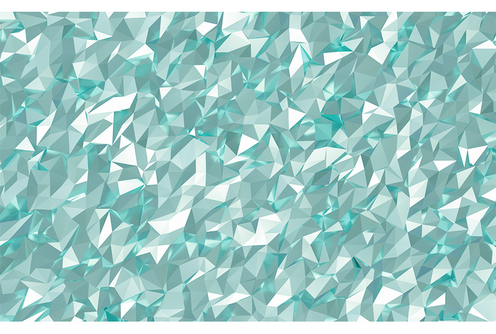 Фотообои «Бирюзовая геометрическая абстракция»