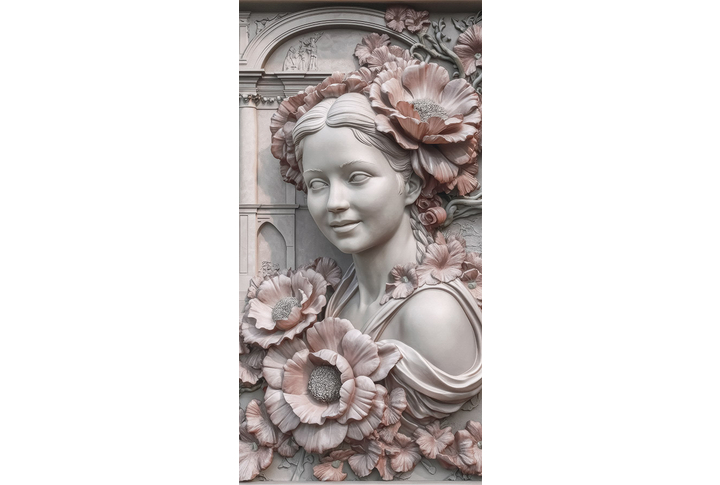 Фотообои «Барельеф Каменная дева»