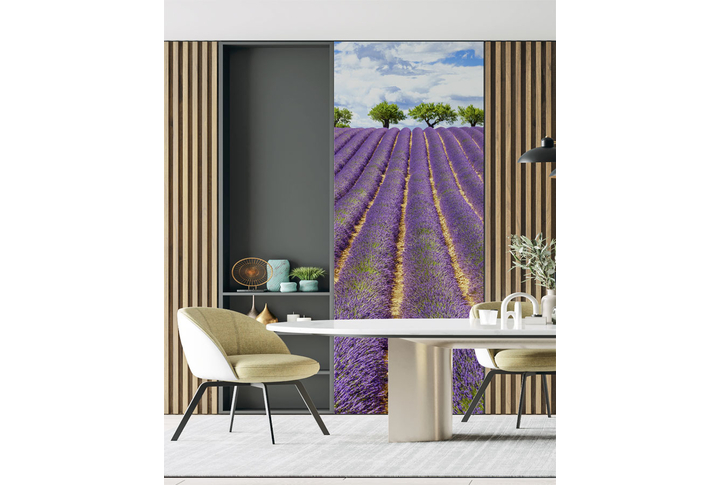 Фотообои «Лавандовые поля» в интерьере