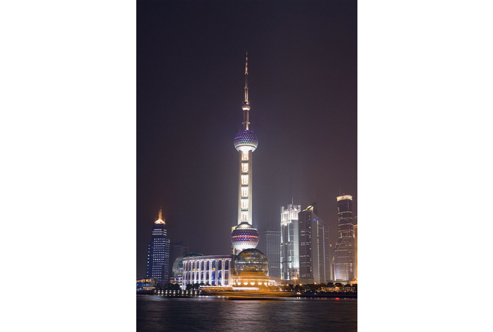 Фотообои «Ночной мегаполис Шанхай»