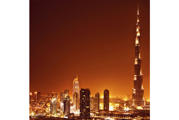 Фотообои «Дубай, ночной город»