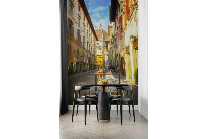 Фотообои «Старая улочка Флоренции» в интерьере