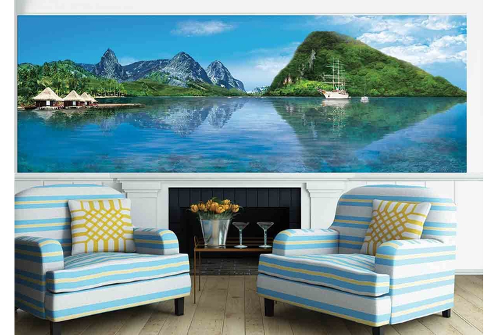 Фотообои «Бухта» в интерьере