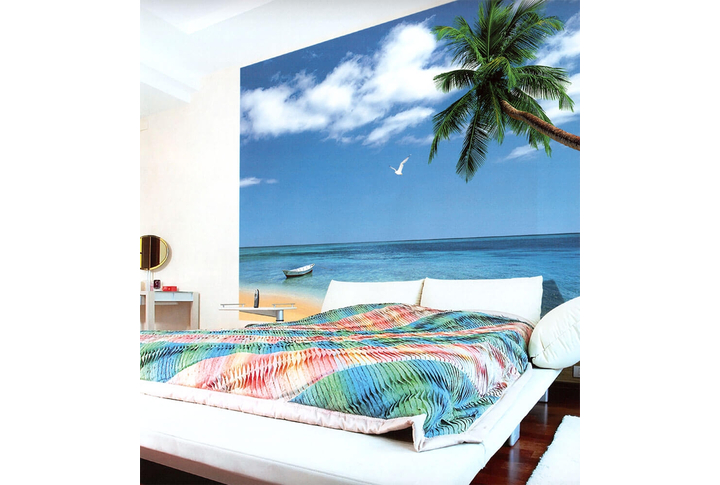 Фотообои «Голубая Лагуна» в интерьере