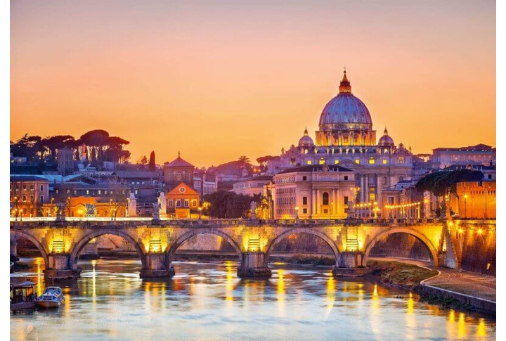 Фотообои «Рассвет над Римом»