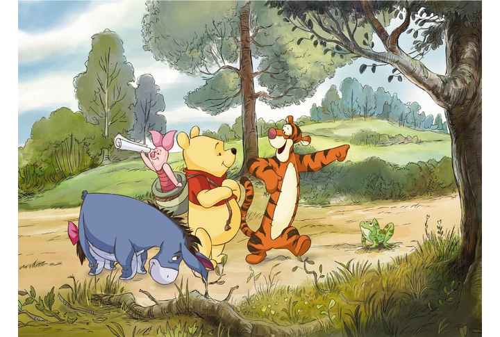 Фотообои «Winnie Expedition» (Поход Винни-Пуха)