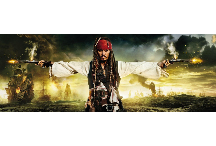 Фотообои «Pirates & Pistols» (Капитан Джек Воробей)